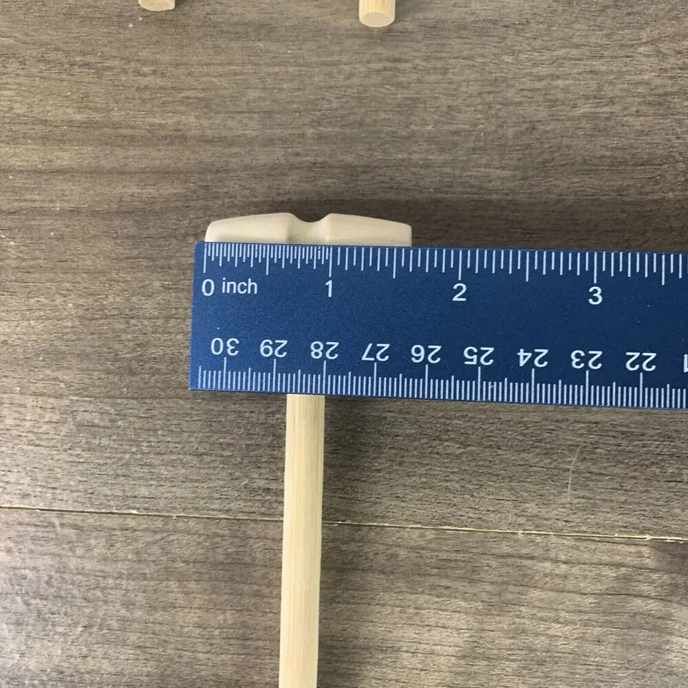 18 pcs Wooden Mini Hammers Multi-Purpose Natural Wood Hammer for Kids Toys Crab